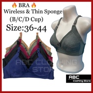Women Bra Full Cup Bra Plus Size Bra Wireless Bra Baju Dalam Wanita Bra Wanita Bra Span Nipis Bra Pl