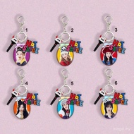 BABYMONSTER Keychain RAMI Lee Tea Kernel HOT SAUCE Enoki Yarn ASA Pendant Keychain 1154 UFMB