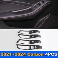 Cửa sổ xe hơi kính nâng Bảng điều khiển trang trí bìa cho mg MG5 2026 2025 2024 2023 2022 2021 ~ hiệ