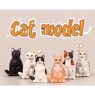 RV Model 6 Squatting Cats/Set