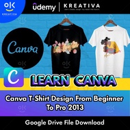 Video Course - Canva T-Shirt Design From Beginner To Pro 2023 | Learn Canva Course