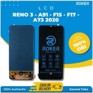 ( TX) LCD FOR OPPO RENO 3 OPPO A91/ F15/ F17/ A73 2020 FULLSET ORIGINAL BY ROKER