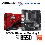 ASROCK B550M Phantom Gaming 4 AM4 Gaming Motherboard Combo R5 5600G / 5500 / 5600 / 5600X / 5700X / 