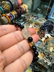 金運石+黃隕石貔貅+天鐵