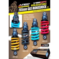 🆕ORIGINAL Apido Monoshock Absorber shock 205mm Y15 Y15ZR LC150 LC135 Adjustable Suspension