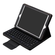Wireless Bluetooth Keyboard Protective Case Magnetism Absorption Function Detached Cover Tablet Bracket for 9.7inch New iPad 2017 Release Model iPad Pro iPad Air and iPad Air 2 Tablets Black