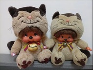 Monchichi x Jacob cat 積及貓造型公仔（中+細）