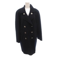 Akris Coat Chesterfield cashmere Knee-length navy Direct from Japan Secondhand