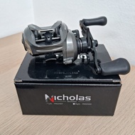 DEUKIO Nicholas DC PRO BUNYI ZING MESIN PANCING BC BAITCASTING REEL FISHING DRAG CLICKER CAST