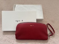 全新紅色Agnes B. 銀包