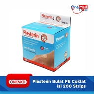 OneMed Plesterin Bulat PE Coklat