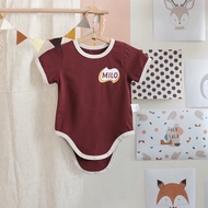 Baju Baby/ Romper Newborn Baby Girl Boy Retro Style Jumpsuit/ 3-6 months Baby Clothing/ Milo Baby Ro