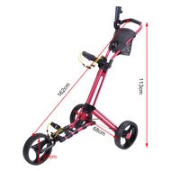 Original Hot Selling 4 Wheels  Electric Golf Trolley Custom Golf Push Pull Trolley