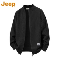 Jeep |เสื้อกันหนาวผู้ชายทรงหลวม แบบลำลอง
