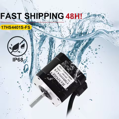 Nema17 Stepper Motor Waterproof motor captive 42 motor 1.5A 40N.CM 17HS4401S-FS IP68 for CNC worm wh