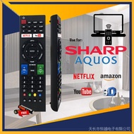 Sharp new old LCD LED plasma smart TV remote control RM-L1346 l1346v free 2PCs battery