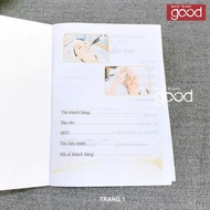 Notebook, skin care treatment tracking book, customer information notebook, spa beauty book, A6 size