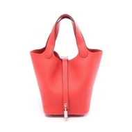 【二手】愛馬仕 HERMES 手提包 Picotin Lock PM Rouge Coeur 皮革 Picotin Lock PM Rouge Coeur 女士二手 A