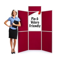 6Panel 6Ft 1Header I Papan Paparan Mudah Alih I Display Board I Display Panel I Partition Divider I