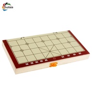 chulisia Portable Traditional Xiang Qi Wooden Folding Chinese Chess Checker Games
