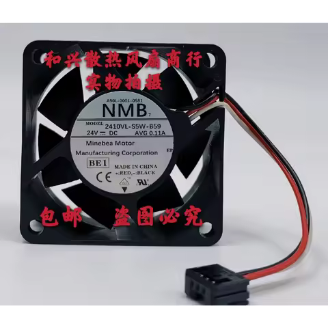 Original CPU Cooler Fan for NMB 2410VL-S5W-B59 A90L-0001-0581 24V 0.11A for FANUC Special Cooling Fa
