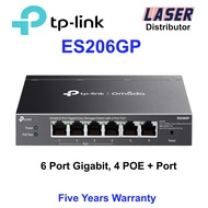 TP-Link ES206GP Omada 6-Port Gigabit Easy Managed Switch with 4-Port PoE+
