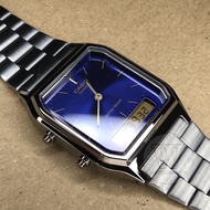 [Watchwagon] Casio AQ-230GG-2A Standard Analog Digital Gray Ion-Plated Stainless Steel Unisex Watch 