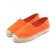 [Used] Prada PRADA Slip-on Embossed Logo Canvas Slip-on Women's Unused