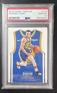 2018 Panini Threads Stephen Curry psa 10 主場款