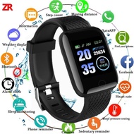 【The lowest price】2024 NEW 116 PLUS smart bracelet smart watch color screen IP67 waterproof Jam Tangan Cerdas wireless Bluetooth sports watch