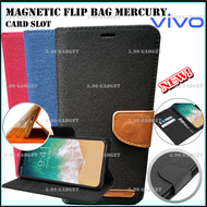 VIVO Y76 Y77 Y66 Y67 Y69 S1 S1 Pro Magnetic Flip Bag Cover Card Slot