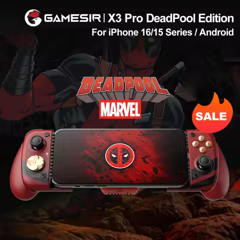 GameSir X3 Pro Deadpool Type-C Wired Controller with a 900mm2 Cooling Plates of 12W Power for iPhone