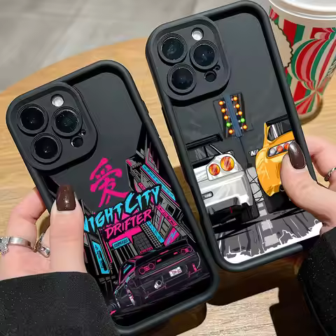 Sports Racing JDM Drift car Phone Case For Infinix Hot Note Zero 50 40 30 20 GT10 GT20 Smart 9 8 7 6