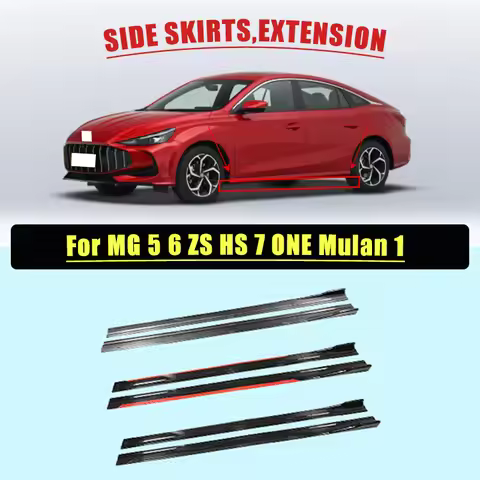 MG 5 6 ZS 7 ONE Mulan 1 Rocker Plate Lip 2M Car Side skirt Extension plate lip separator Bumper 2.18