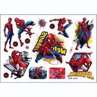 [有貨]蜘蛛俠 紋身 貼紙 (About 10.5x15.5cm) 卡通 Spider Man tattoo stickers 2