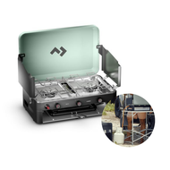 Dometic CSG103 PORTABLE GAS STOVE WITH GRILL เตาแก๊สพกพา 3 หัว พร้อมที่ Grill ด้านล่าง (สำหรับใช้งาน
