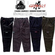 日本預訂 多色選 X-Large x Gramicci 刺繡logo Corduroy Resort Pant 長褲