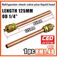 CEO 🇲🇾 Access Valve 1/4" Refrigerator Access Valve Aircond Access Valve Peti Sejuk Spare Part R134a R600a R22 R410a