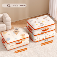 EUNICE Large Capacity Foldable Storage Bag Waterproof Transparent Clothes Storage Box Reusable Dust-