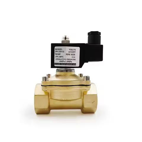 1/4" 3/8" 1/2" 3/4" 1" 1-1/4" Normally Close Brass Electric Solenoid Valve DN15 DN20 12V/24V/220V/11