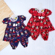 Setelan Baju Tidur Anak Bayi Perempuan 0-9Bulan / Piyama Katun Cewek