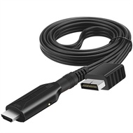 OFTBT Durable HDMI-compatible HDMI Cable for All PS2 Display Modes Playstation to HDMI HDMI Converte