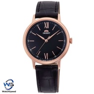 Orient RA-QC1703B10B RA-QC1703B Quartz Classic Black Analog Leather Ladies Casual Watch