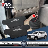 [𝗔𝗡𝗧𝗜 𝗞𝗜𝗖𝗞 𝗣𝗔𝗧] Toyota Corolla CROSS Premium Leather Back Seat Cover 2022 2023 Car Accessories Bodykit Aksesori Kereta
