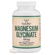 ( DOUBLE WOOD )❇️MAGNESIUM GLYCINATE 400 MG ( 180 CAPSULES )