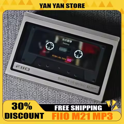 FiiO M21 MP3 Android 13 Hi-Res Music Player with Snapdragon 680 CS43198*4 DACs 950mW High Output Pow