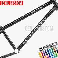 WETHEPEOPLE BMX downtube Sticker Decal
