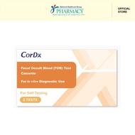 CorDx Fecal Occult Blood Test Cassette 2s