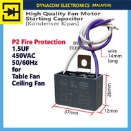 1.5UF 450VAC 3UF 450VAC High Quality BM Fan Capacitor [Condenser Kipas Capasitor Kipas]