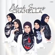 [ CHANELLA FAREHA EDISI BLACK] TUDUNG RAYA FAREHA  BAWAL ANTI KEDUT IRONLESS TUDUNG FAREHA MURAH HQ 